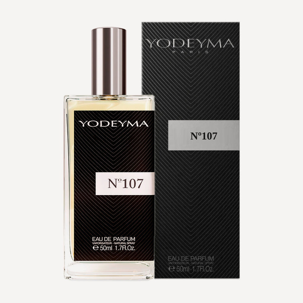 Yodeyma Nº107 Platinum 50ml - Bottle and box