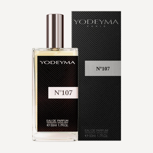 Yodeyma Nº107 Platinum 50ml - Bottle and box