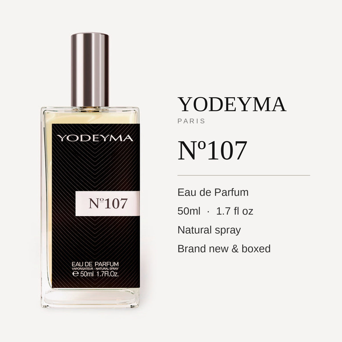 Yodeyma Nº107 Platinum 50ml - Details