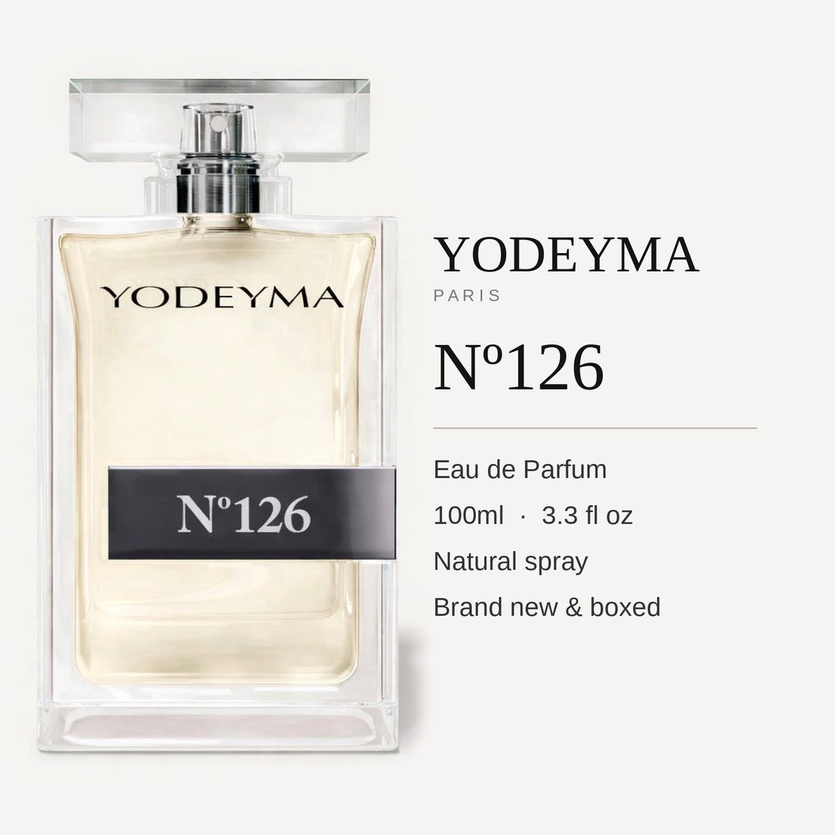 Yodeyma Nº126 Ice Pour Homme 100ml - Details