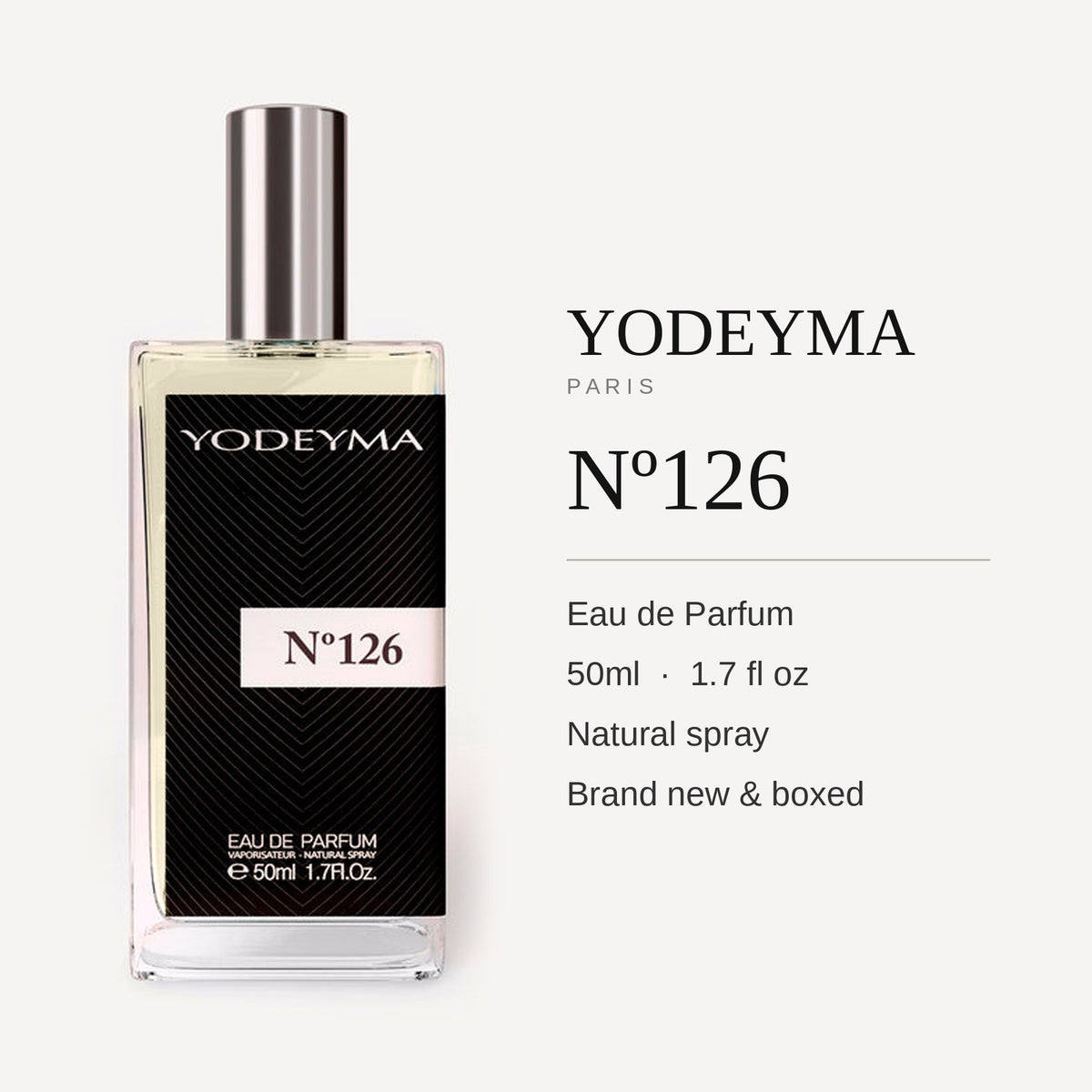 Yodeyma Nº126 Ice Pour Homme 50ml - Details
