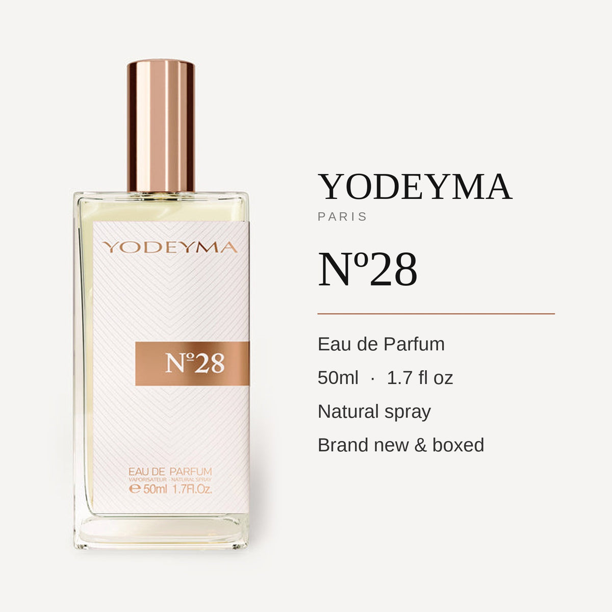 Yodeyma Nº28 Escitia 50ml - Details