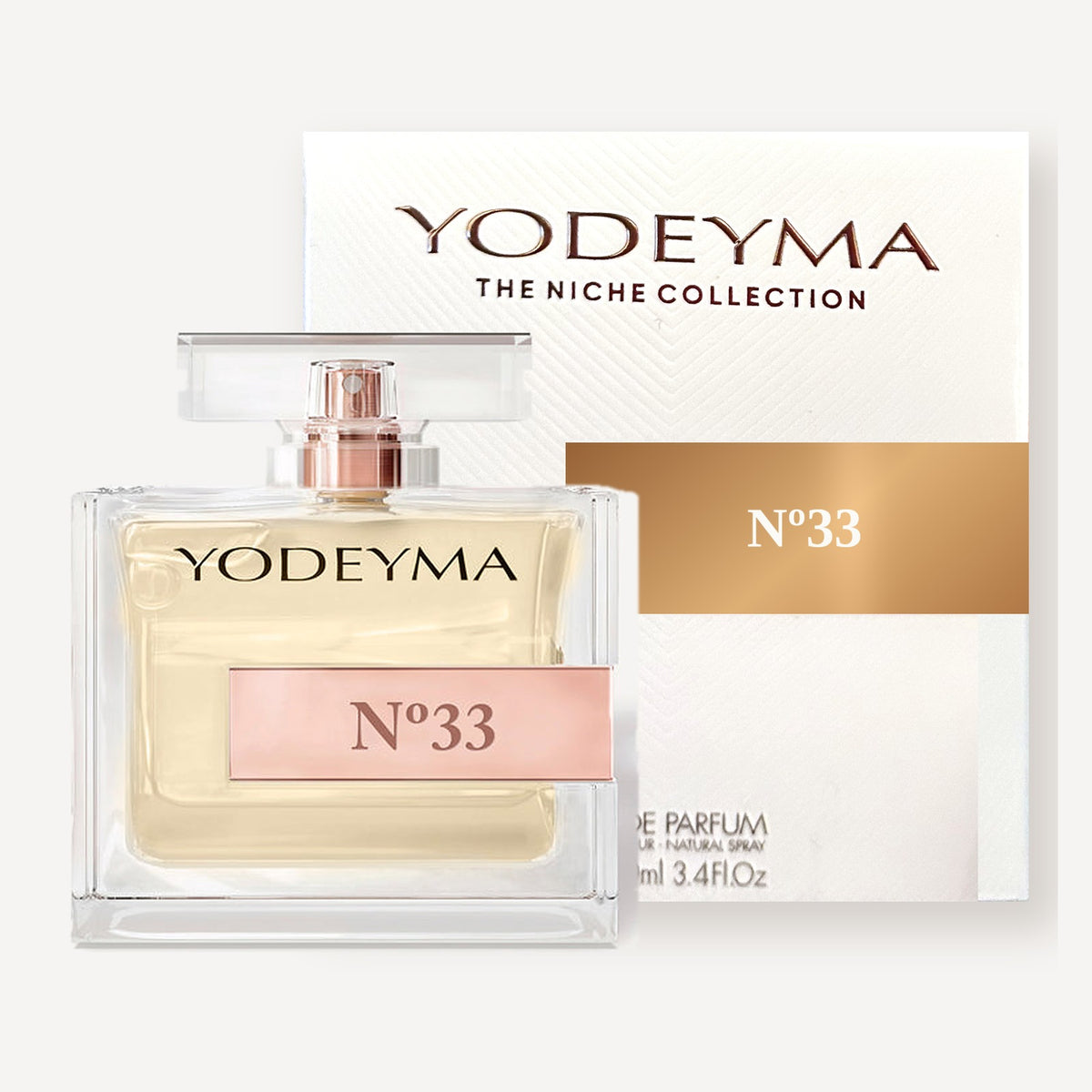 Yodeyma Nº33 Silk Elixir 100ml - Bottle and box