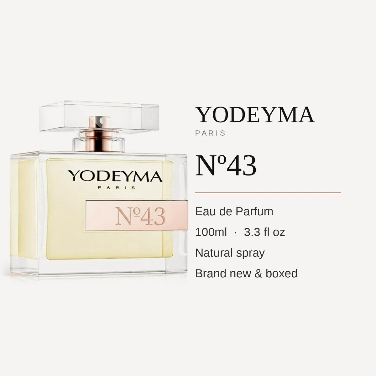 Yodeyma Nº43 Nicolas for Her 100ml - Details