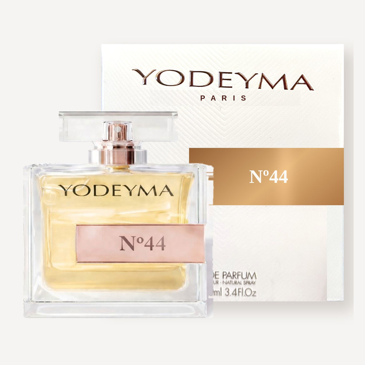 Yodeyma Nº44 Nicolas White 100ml - Bottle and box